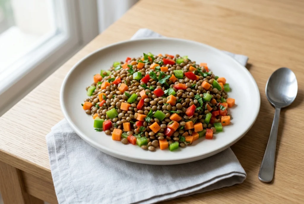 Ensalada de lentejas